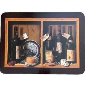 Jason Fine Wine Acrylic 6 Cork Back Placemats 11.25”x 8.25” New Zealand - Box